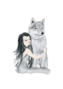 Girl and Wolf